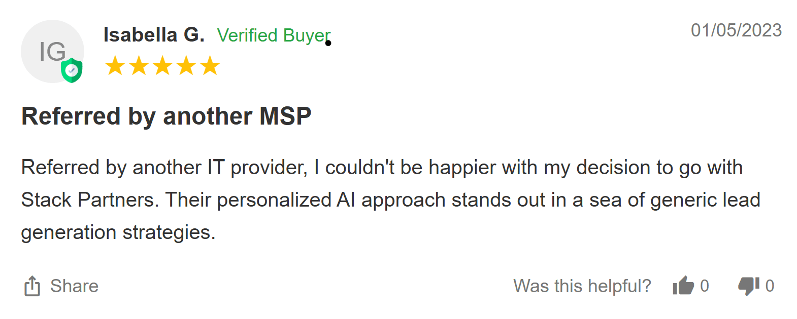 Client testimonial 4